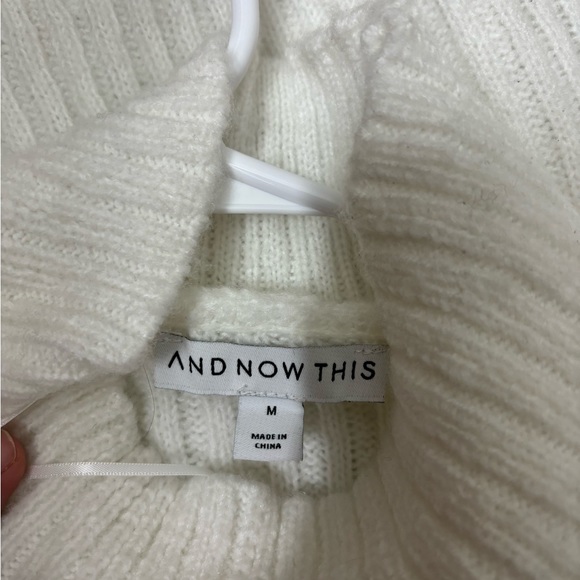 And Now This Turtleneck White Sweater - Picture 2 of 2